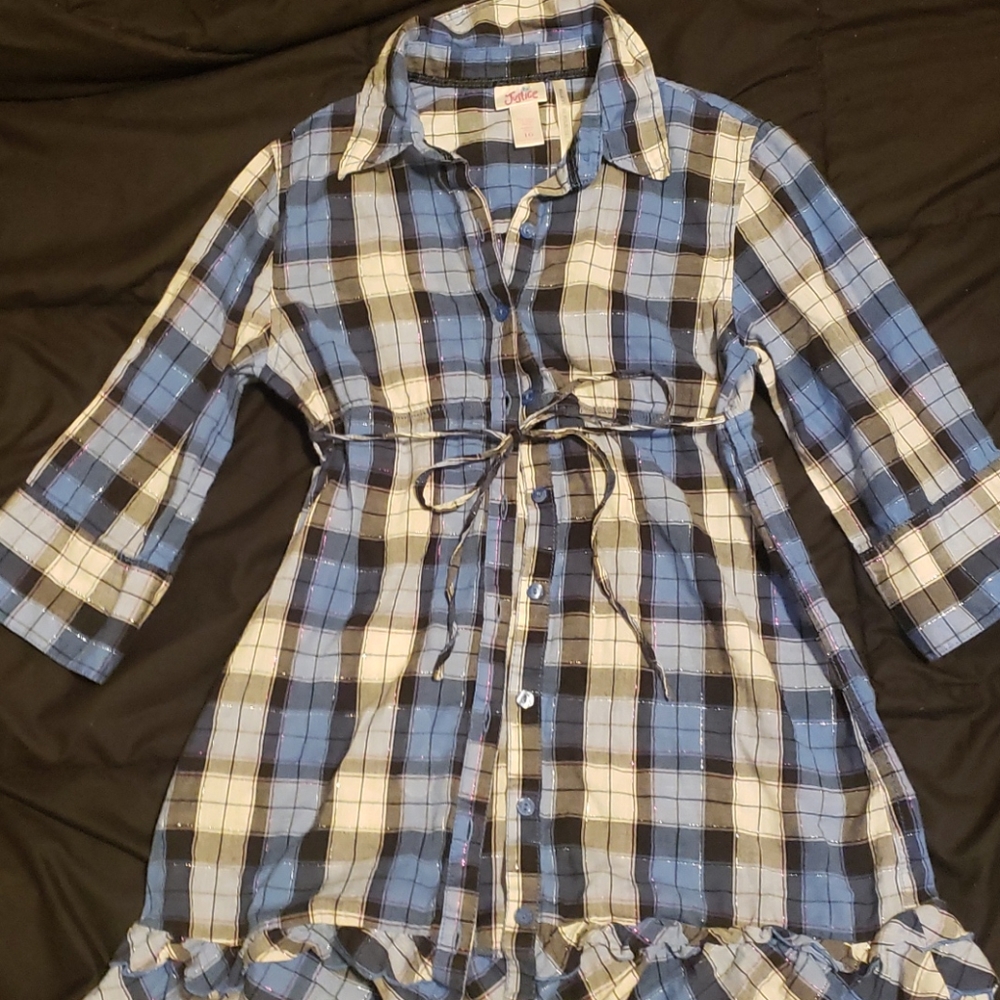 Justice Long top kids sz 10